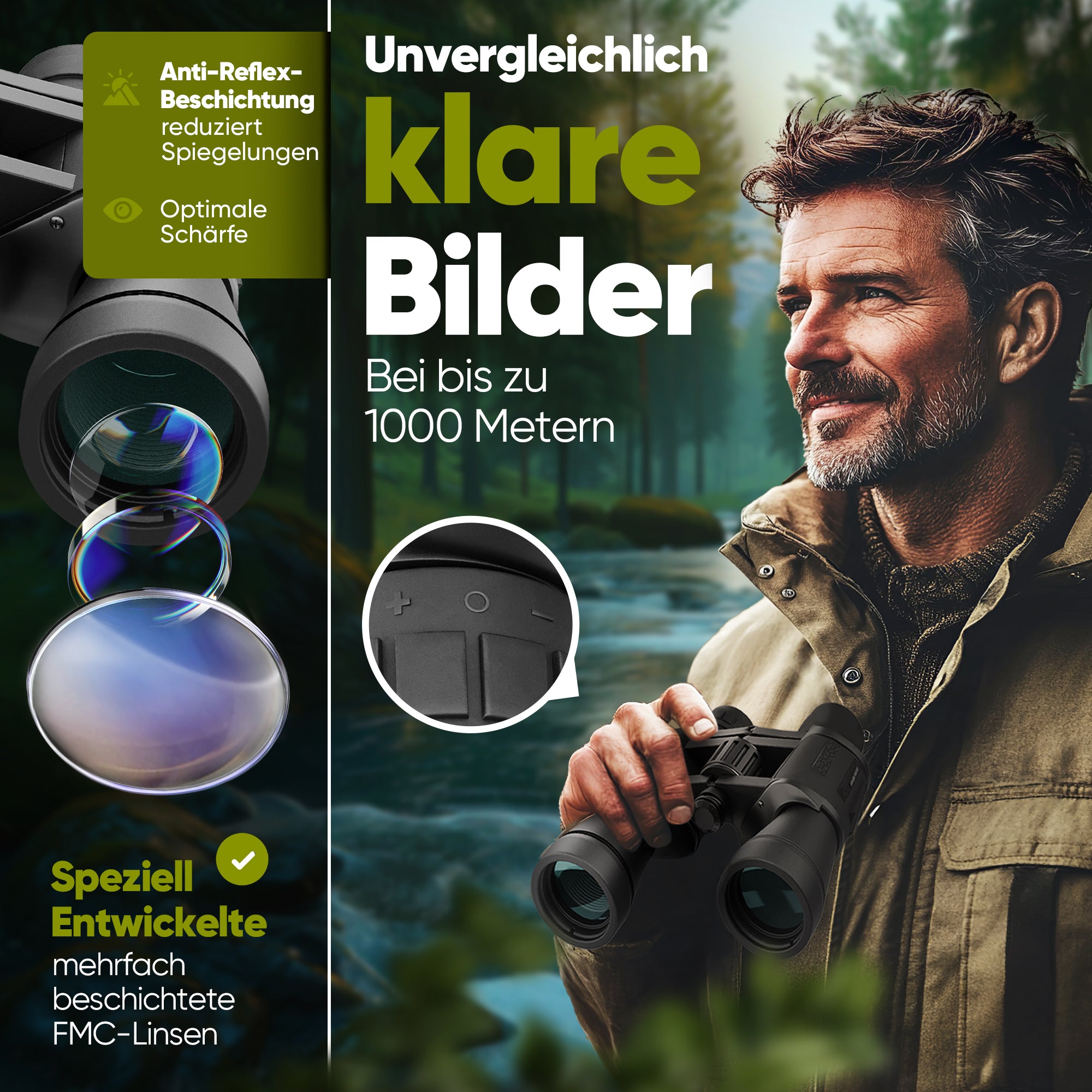 Fernglas Einsteiger 10x50