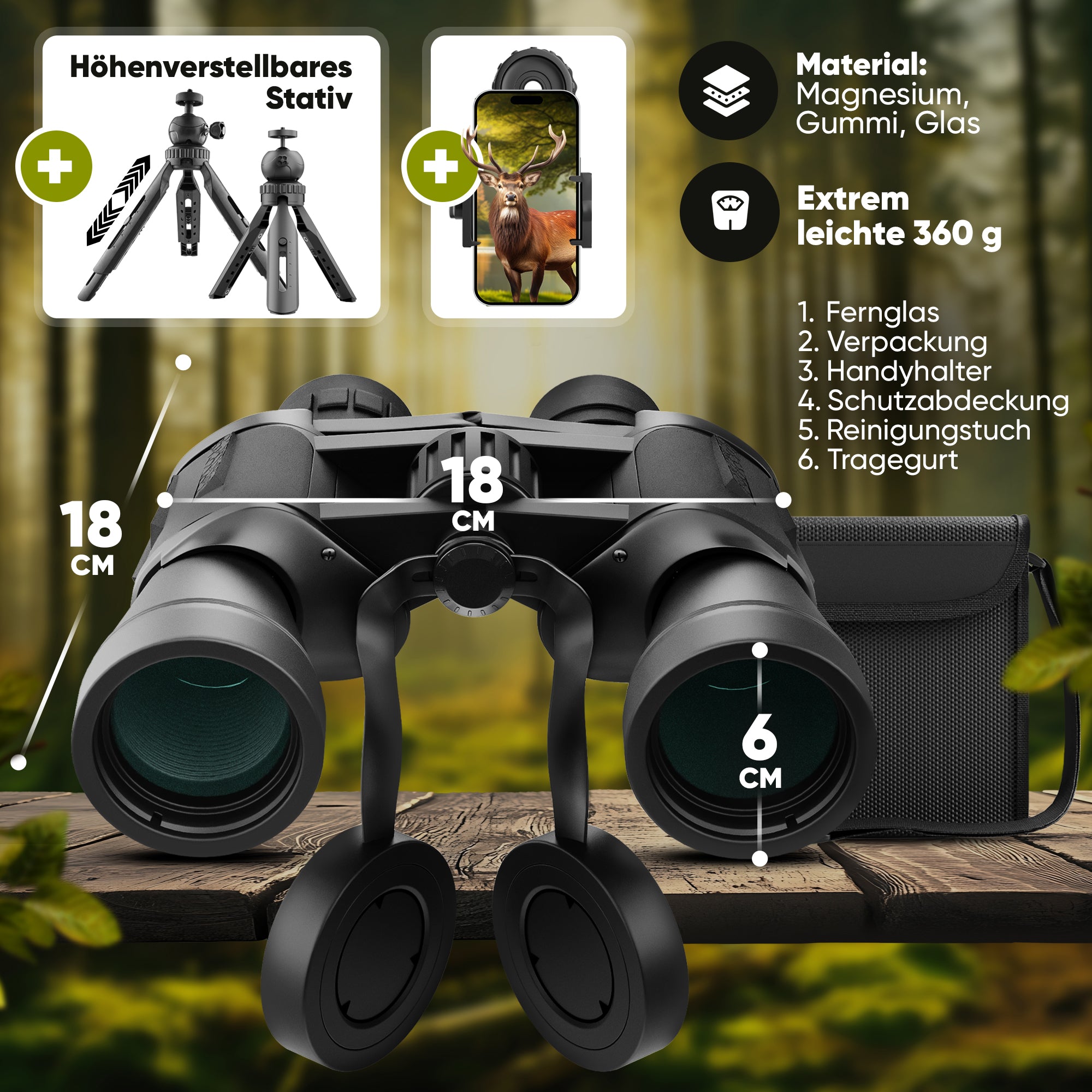 Fernglas Einsteiger 10x50