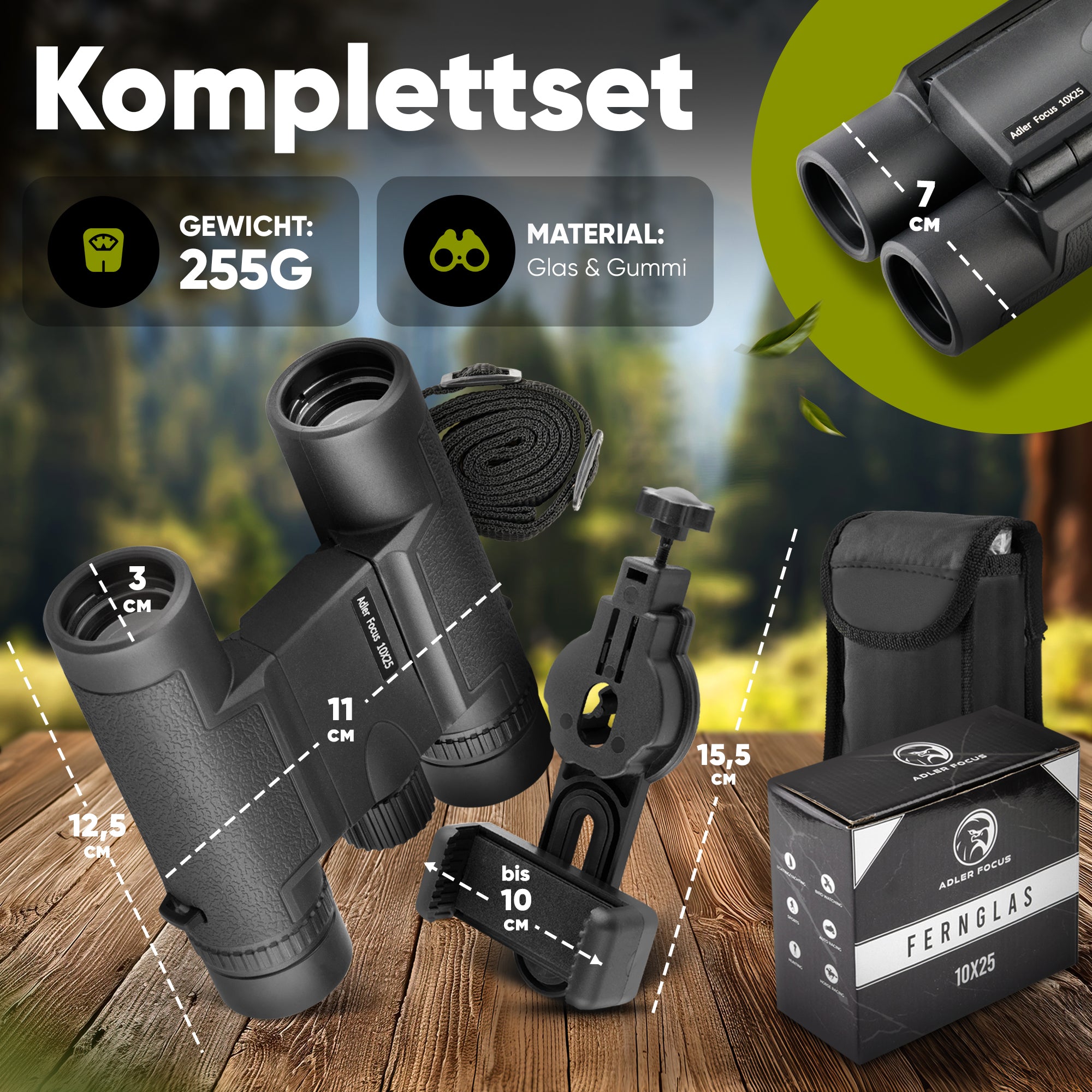 Fernglas Eagle Eye 10x25/42/50