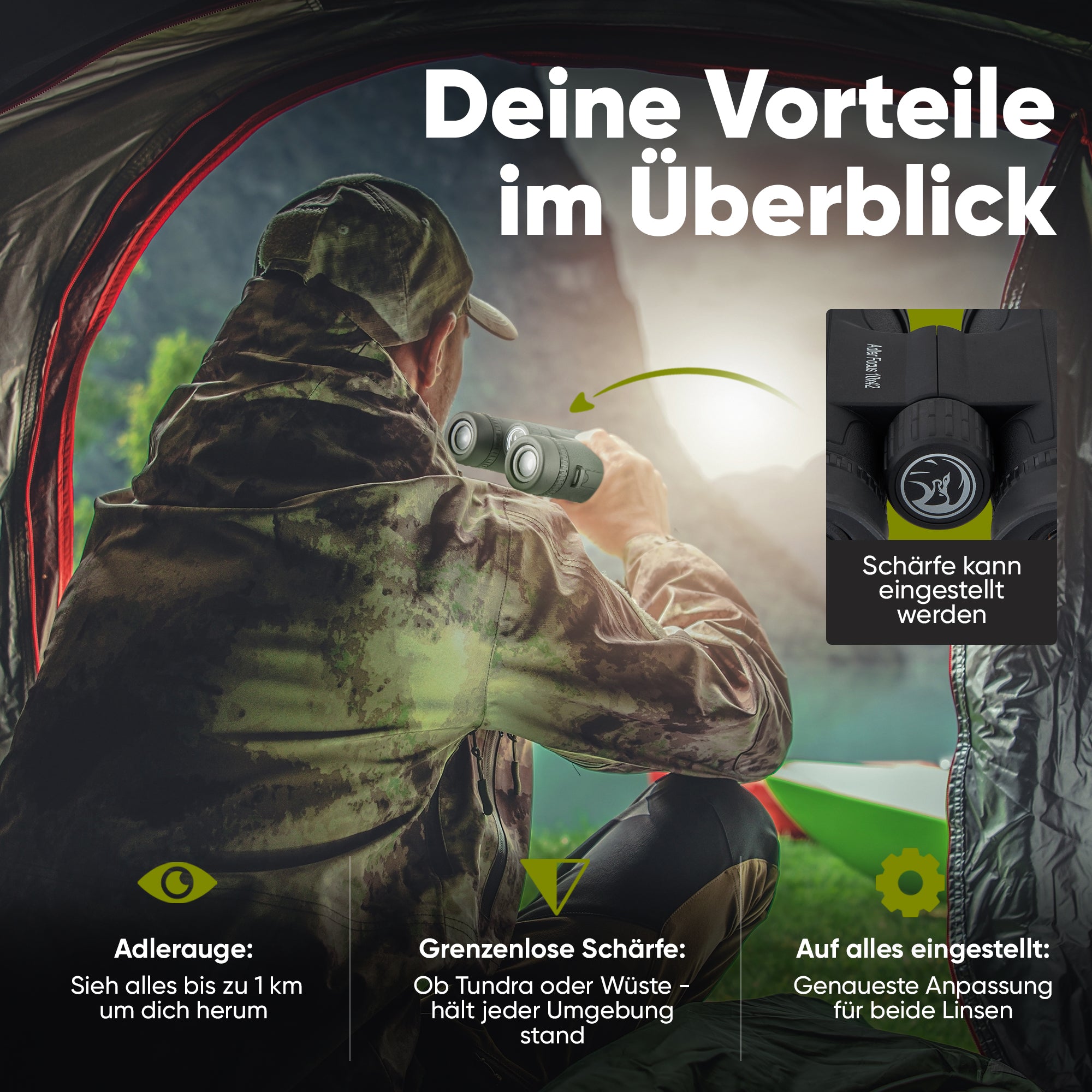 Fernglas Eagle Eye 10x25/42/50