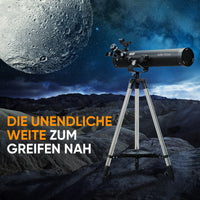 Teleskop mit bis zu 350-facher Vergrößerung